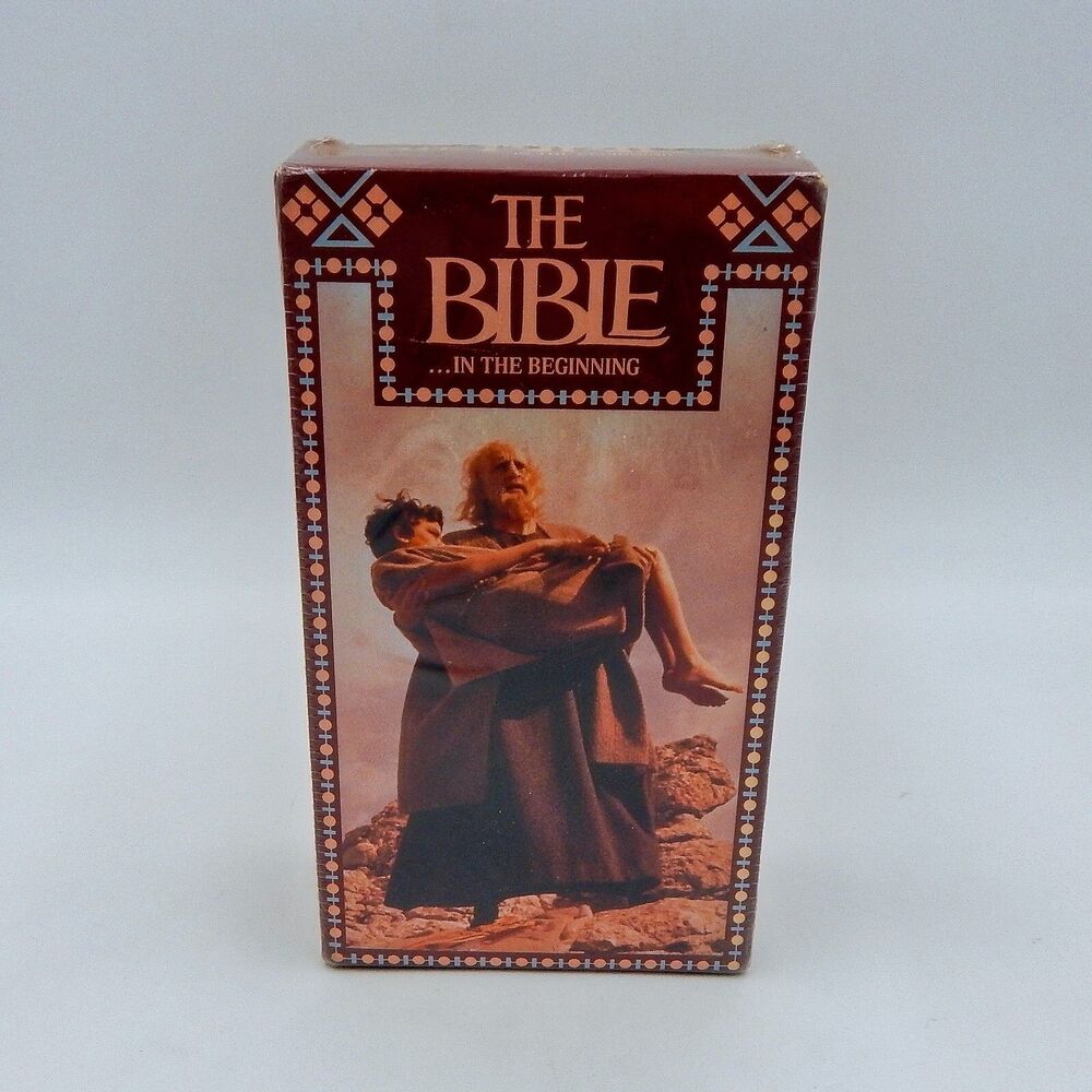 The Bible…In the Beginning 2 VHS Box Set W/Watermark Sealed 1992 Fox Video